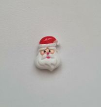 1 st tomte / tomteansikte, flatback för dekoration, scrapbooking mm
