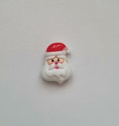 1 st tomte / tomteansikte, flatback för dekoration, scrapbooking mm