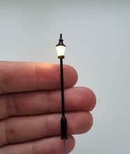Lampa, miniatyrlampa (LED) För dockhus, tittskåp, tågräls mm