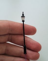 Lampa, miniatyrlampa (LED) För dockhus, tittskåp, tågräls mm