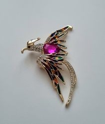 Brosch, Phoenix fågel (variant 1) - Mix