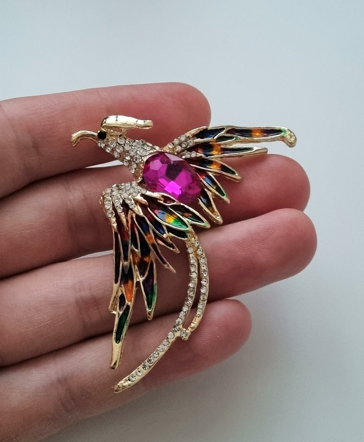 Brosch, Phoenix fågel (variant 1) - Mix