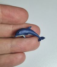 Kylskåpsmagnet Delfin, miniatyr, minidjur med magnet
