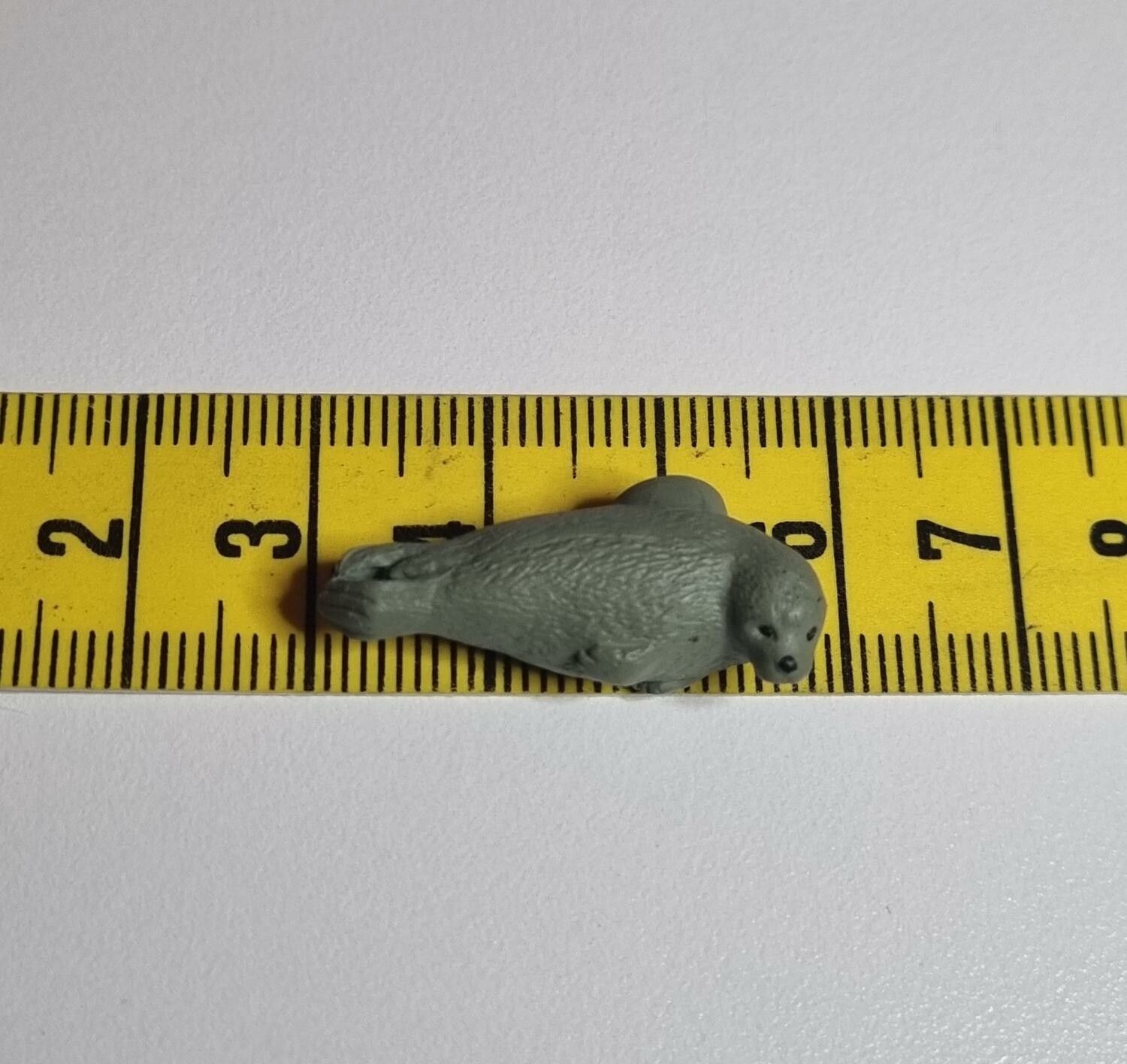 Kylskåpsmagnet Säl, miniatyr, minidjur med magnet
