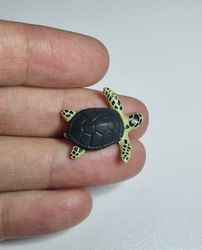 Kylskåpsmagnet Sköldpadda, miniatyr, minidjur med magnet