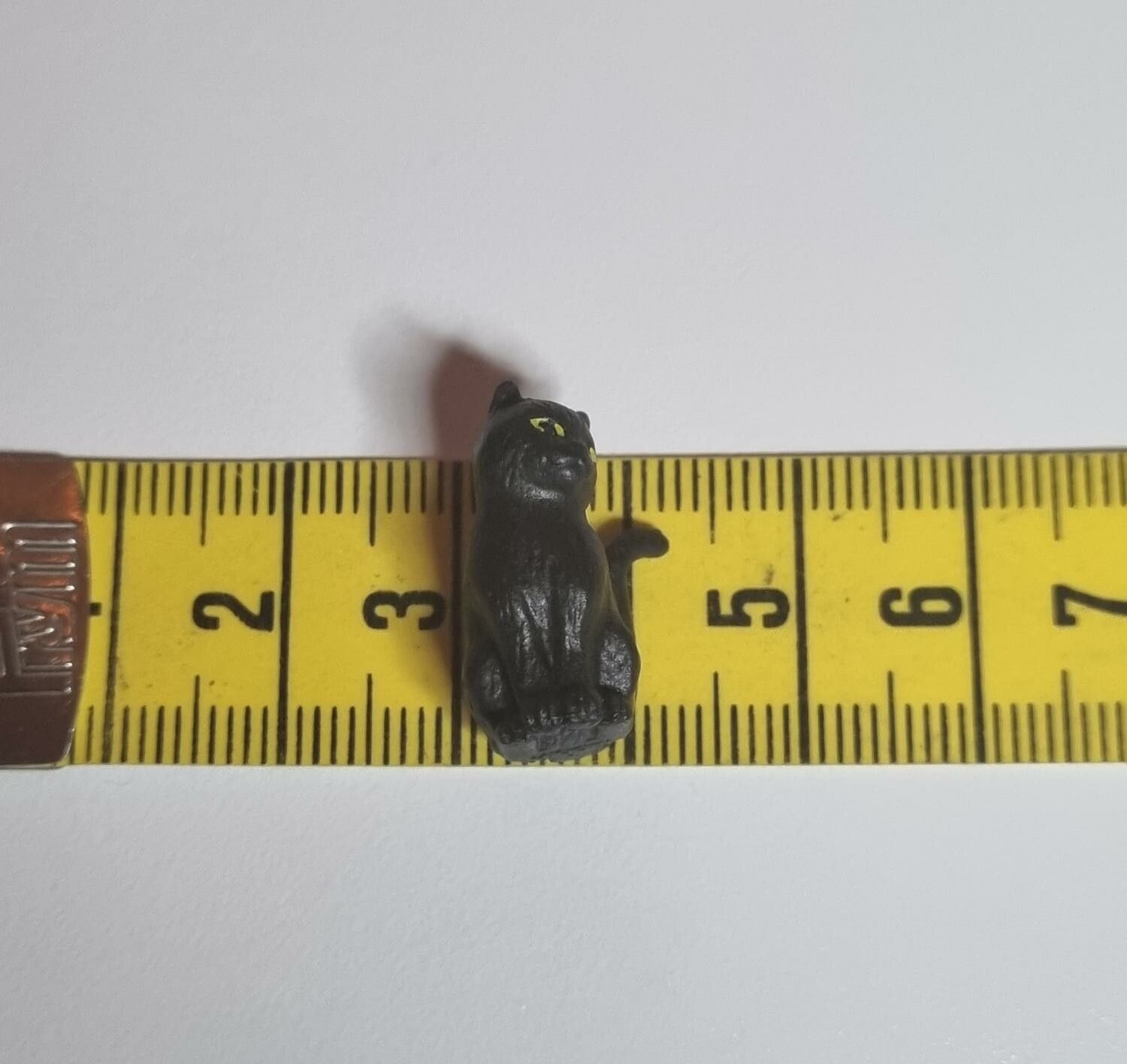 Kylskåpsmagnet Katt, miniatyr, minidjur med magnet