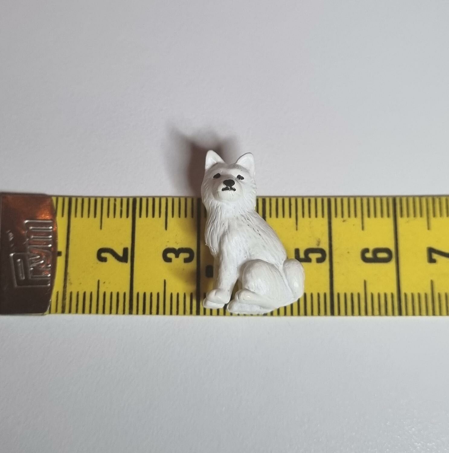 Kylskåpsmagnet Hund, miniatyr, minidjur med magnet