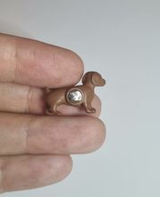 Kylskåpsmagnet Tax, miniatyr, minidjur med magnet