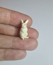Kylskåpsmagnet Kanin, miniatyr, minidjur med magnet