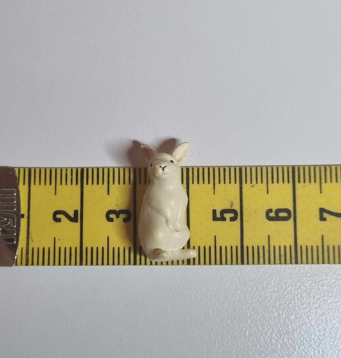 Kylskåpsmagnet Kanin, miniatyr, minidjur med magnet