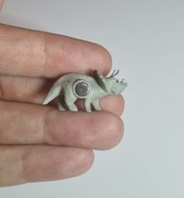 Kylskåpsmagnet Dinosaurie, miniatyr, minidjur med magnet