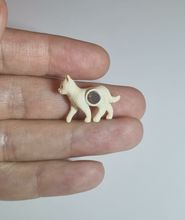 Kylskåpsmagnet Räv, miniatyr, minidjur med magnet