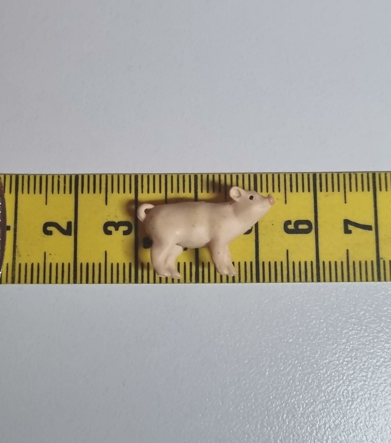 Kylskåpsmagnet Gris, miniatyr, minidjur med magnet