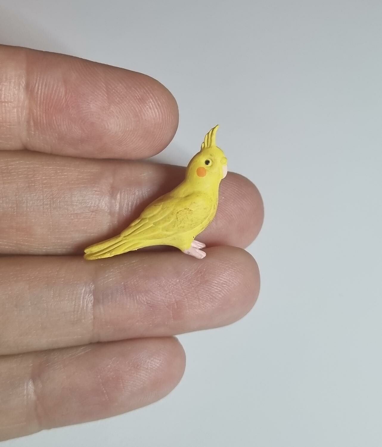 Kylskåpsmagnet Fågel, miniatyr, minidjur med magnet