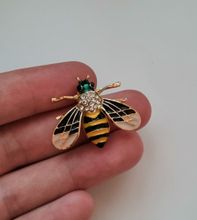 1 st brosch hänge - Geting med strasspärlor