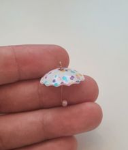 1 st berlock, charm, hänge, miniatyr - Paraply i fina färger (variant 3)