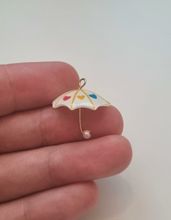1 st berlock, charm, hänge, miniatyr - Paraply i fina färger (variant 2)