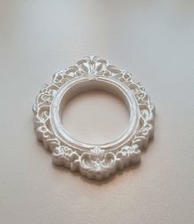 Miniatyr tavelram, ram - till dockhus, tittskåp med mera (variant 1)