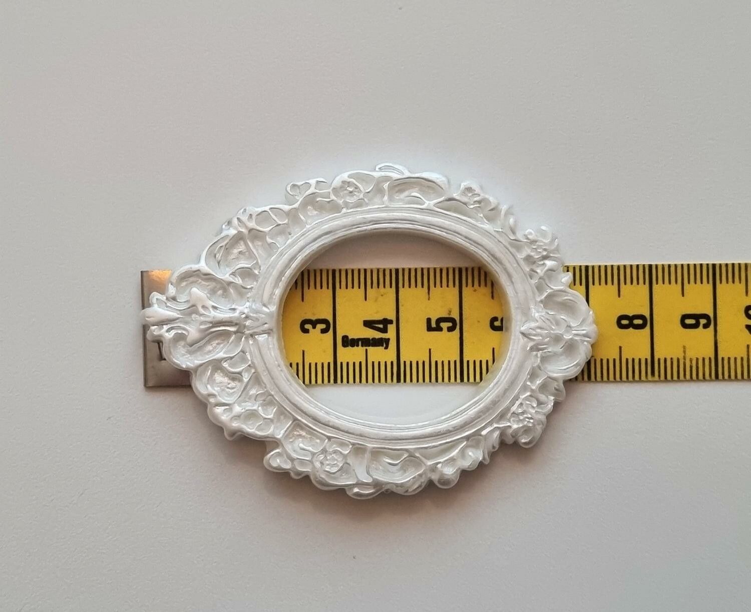Miniatyr tavelram, ram - till dockhus, tittskåp med mera (variant 1)