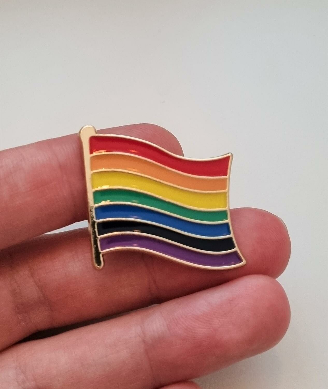Pins, HBTQ - Flagga