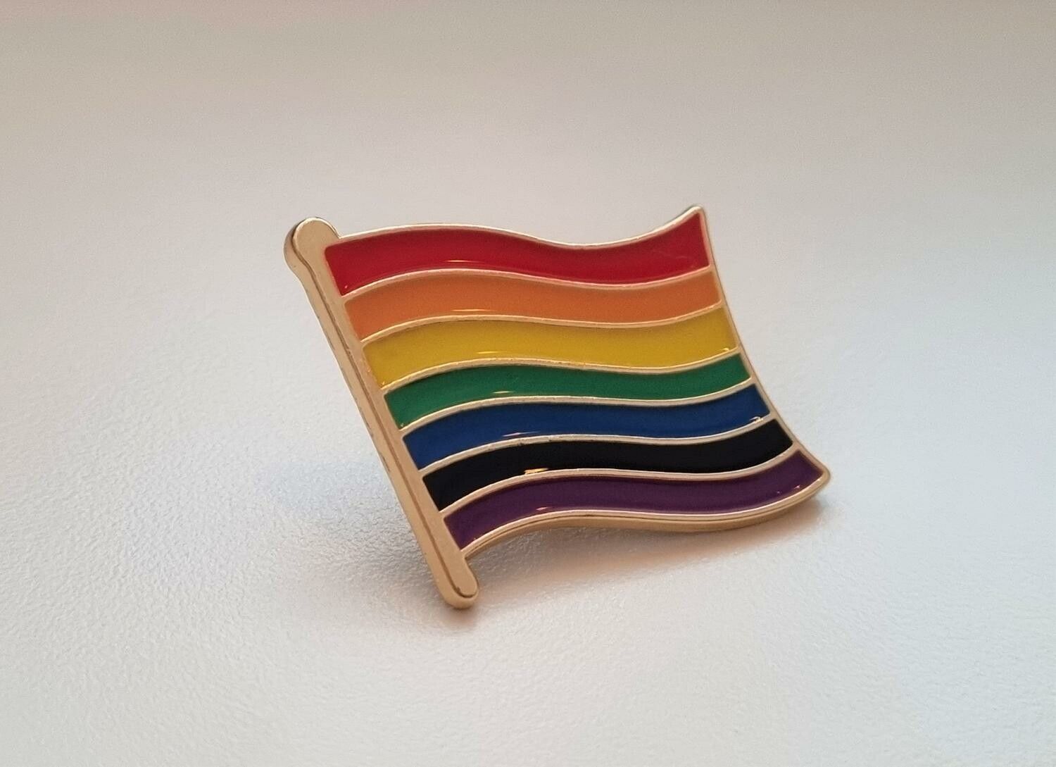 Pins, HBTQ - Flagga