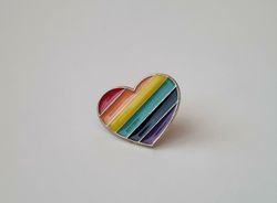 Pins, HBTQ - Hjärta (variant 1)