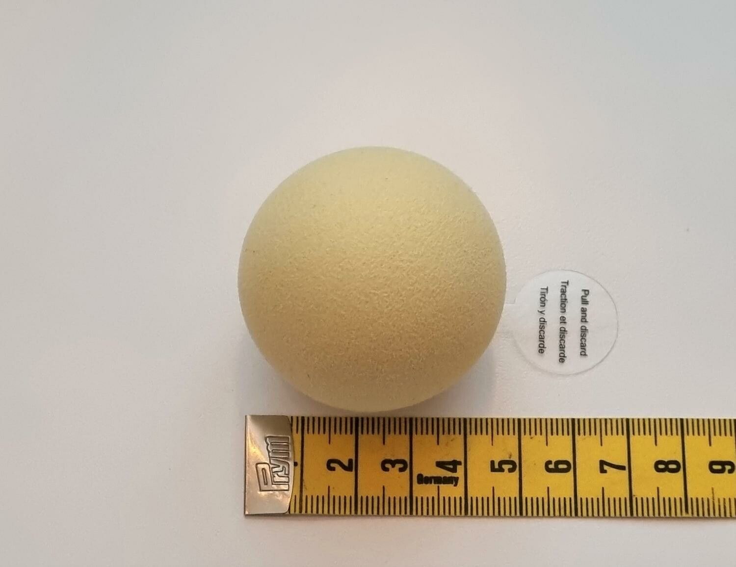 Interaktiv talande boll med ljud av syrsa - För katten, slät gul boll