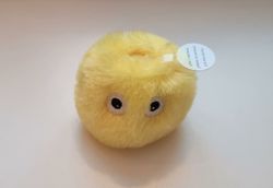 Interaktiv talande boll med ljud av syrsa - För katten, Fluffig gul boll