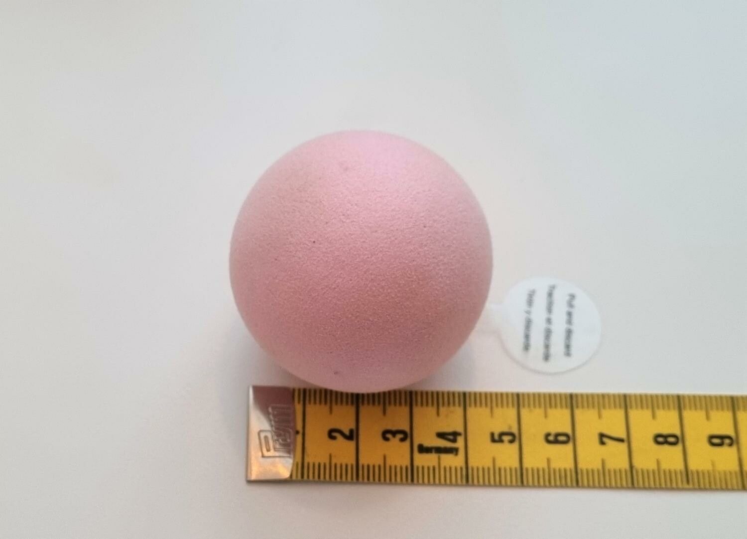 Interaktiv talande boll med fågelkvitter - För katten, slät rosa boll