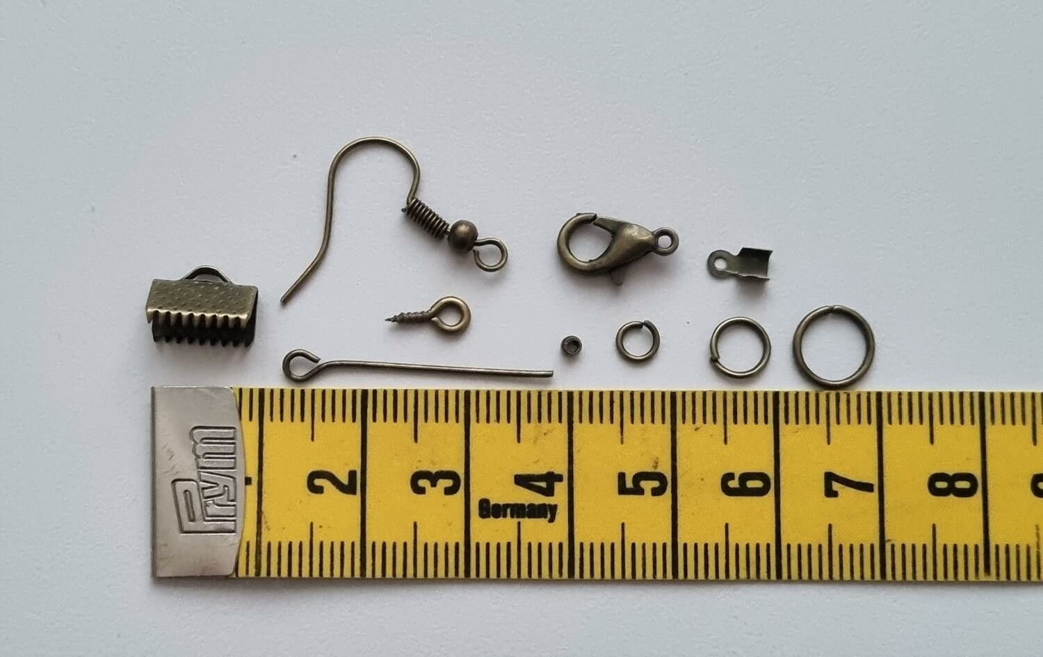 710 st delar med smyckestillbehör, smyckespaket (brons)