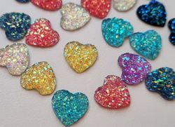 30 st Hjärtan, Flatbacks för dekoration och scrapbooking
