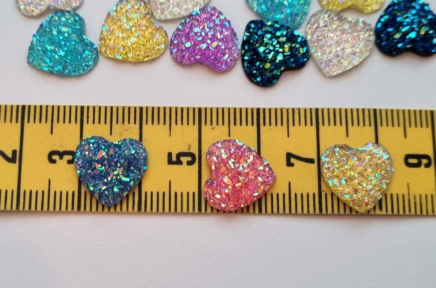 30 st Hjärtan, Flatbacks för dekoration och scrapbooking