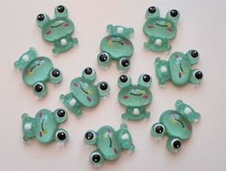 1 st Groda. Miniatyr / flatbacks för dekoration och scrapbooking