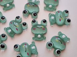 1 st Groda. Miniatyr / flatbacks för dekoration och scrapbooking