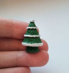 1 st julgran / gran. Miniatyrer, figuriner för dockskåp (variant 5)