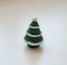 1 st julgran / gran. Miniatyrer, figuriner för dockskåp (variant 5)