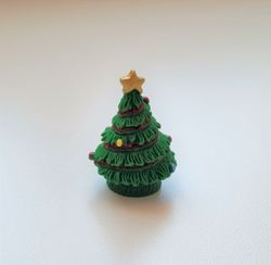 1 st julgran / gran. Miniatyrer, figuriner för dockskåp (variant 4)