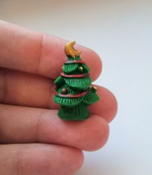 1 st julgran / gran. Miniatyrer, figuriner för dockskåp (variant 3)