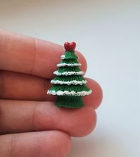 1 st julgran / gran. Miniatyrer, figuriner för dockskåp (variant 2)