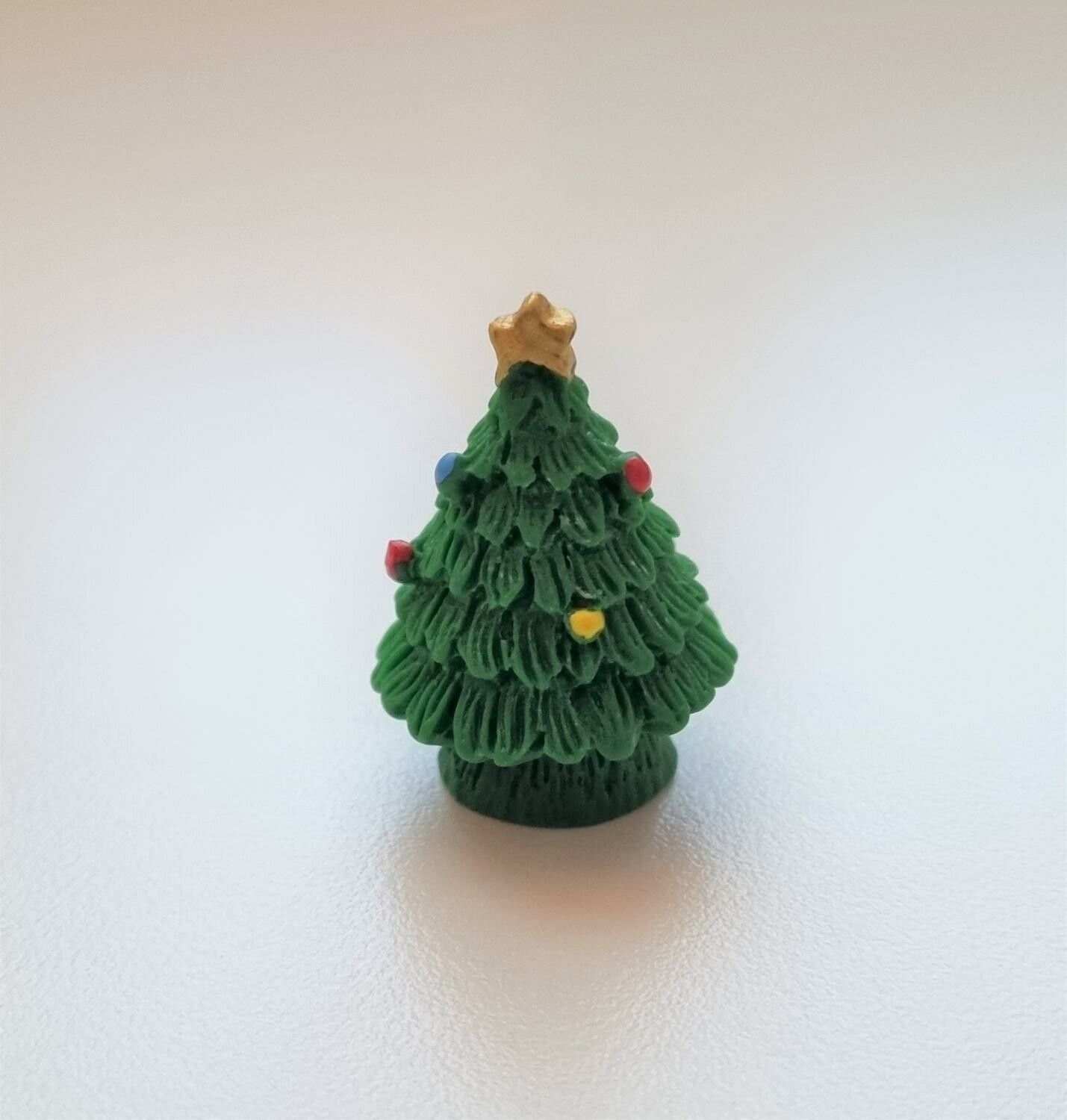 1 st julgran / gran. Miniatyrer, figuriner för dockskåp (variant 1)