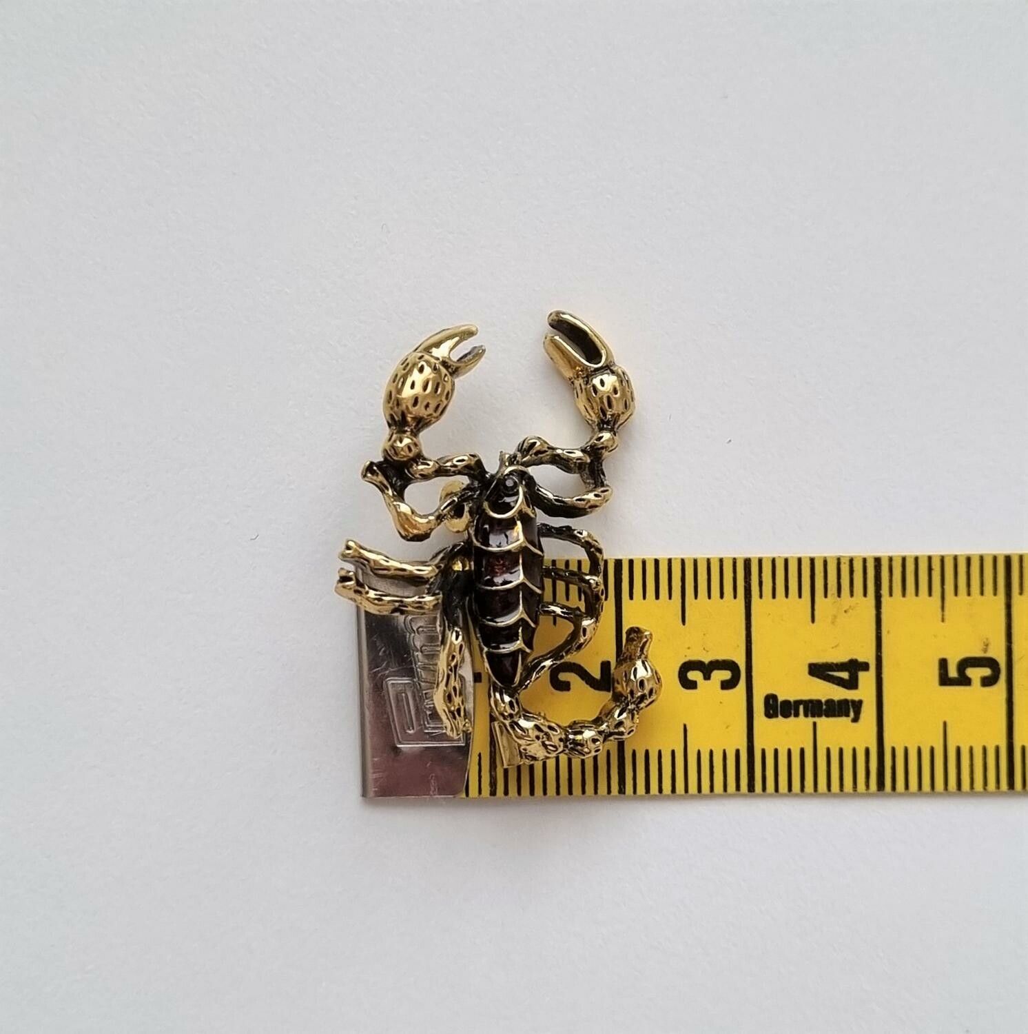Brosch, söt liten skorpion (variant 1)