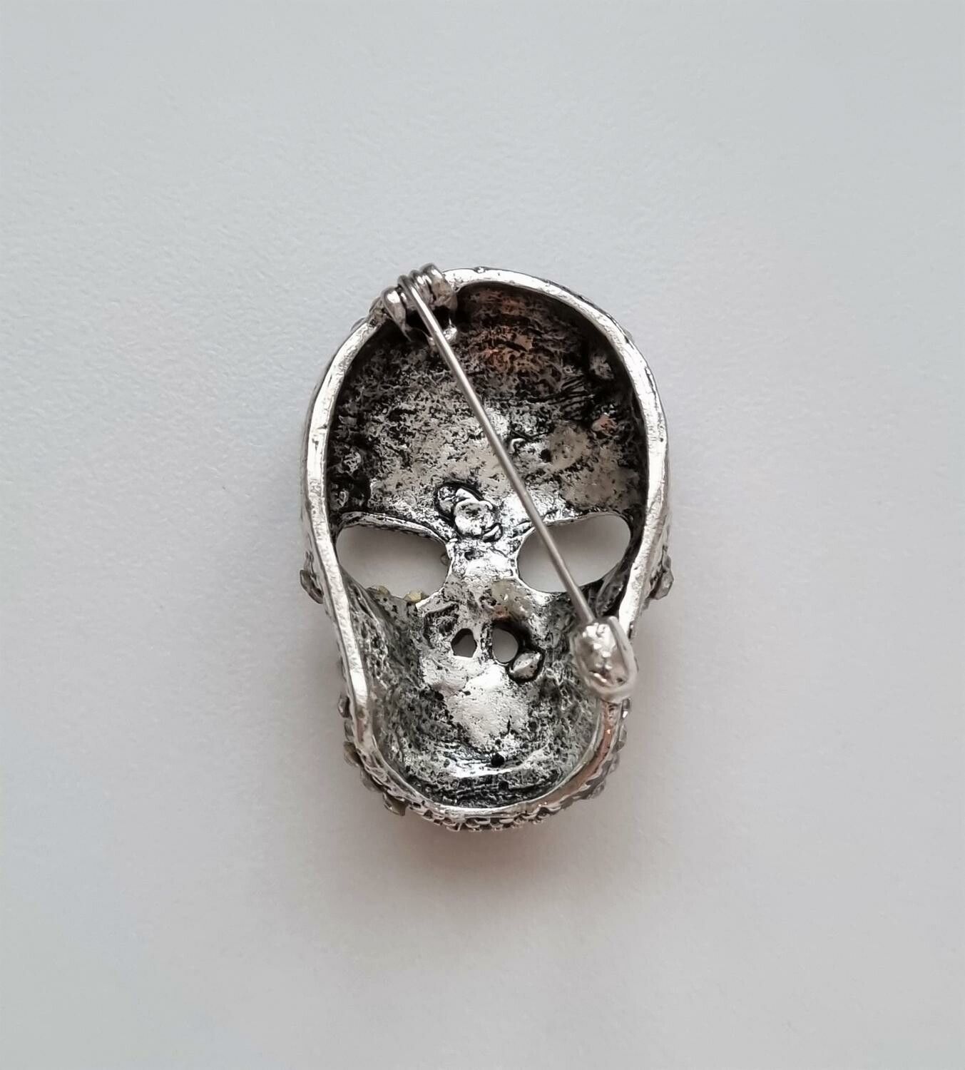 1 st detaljrik brosch hänge - Dödskalle (variant 2)