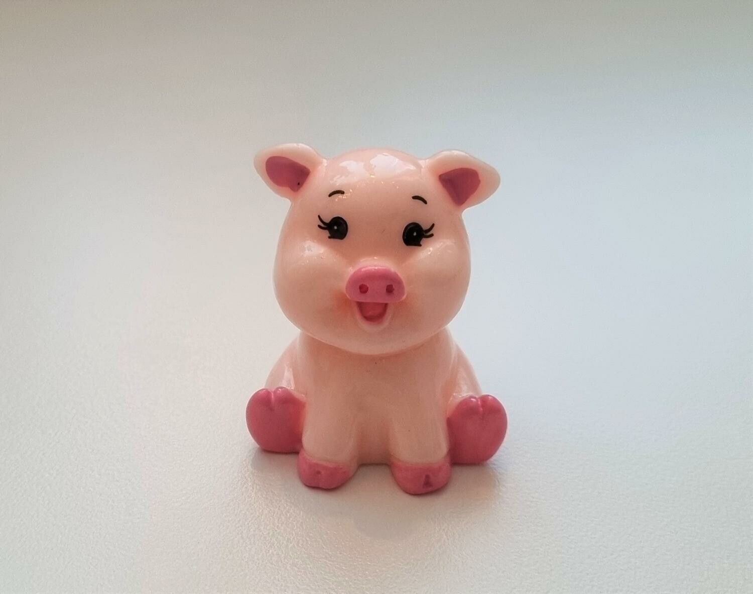 1 st gris, minigris, miniatyr (3 cm hög)