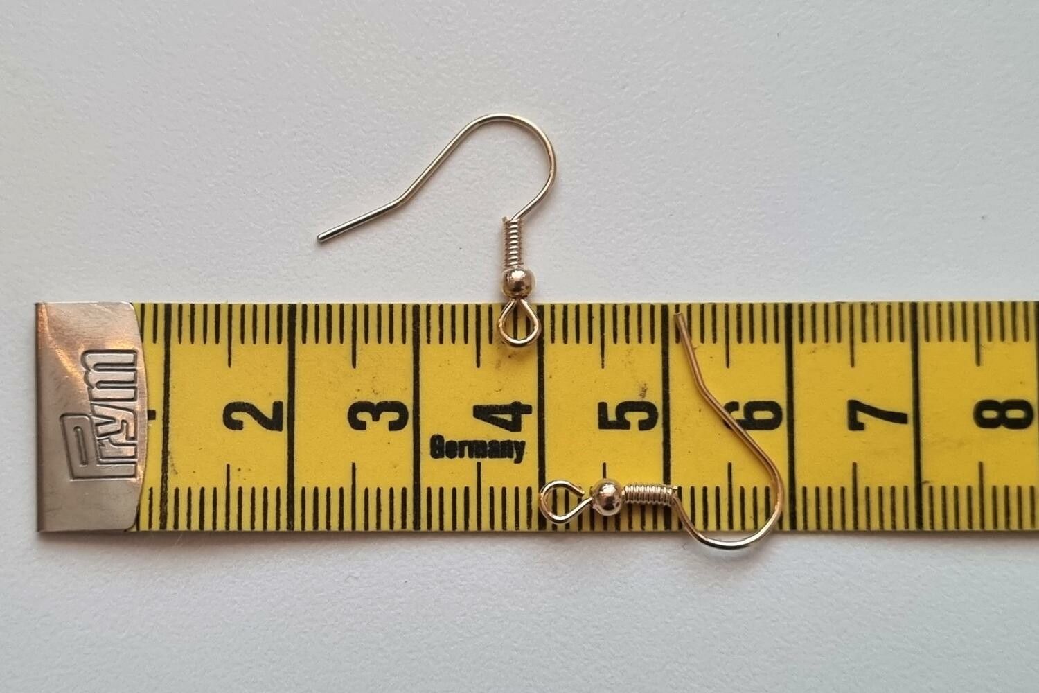 20 st örhängeskrokar i rostfritt stål (12 x 20 mm) - KC Gold