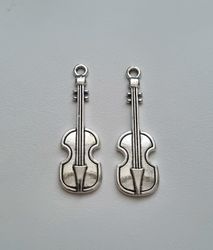 2 st miniatyrer berlocker - Fiol / violin