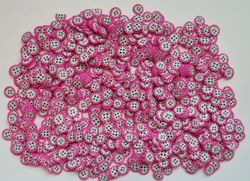 1000 st små frukter (drakfrukt) av mjuk lera, polymerlera för scrapbooking