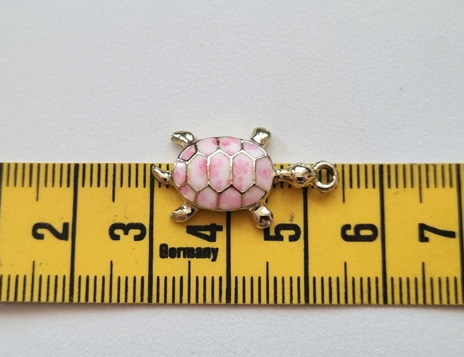Sköldpadda hänge berlock (1 st, rosa)