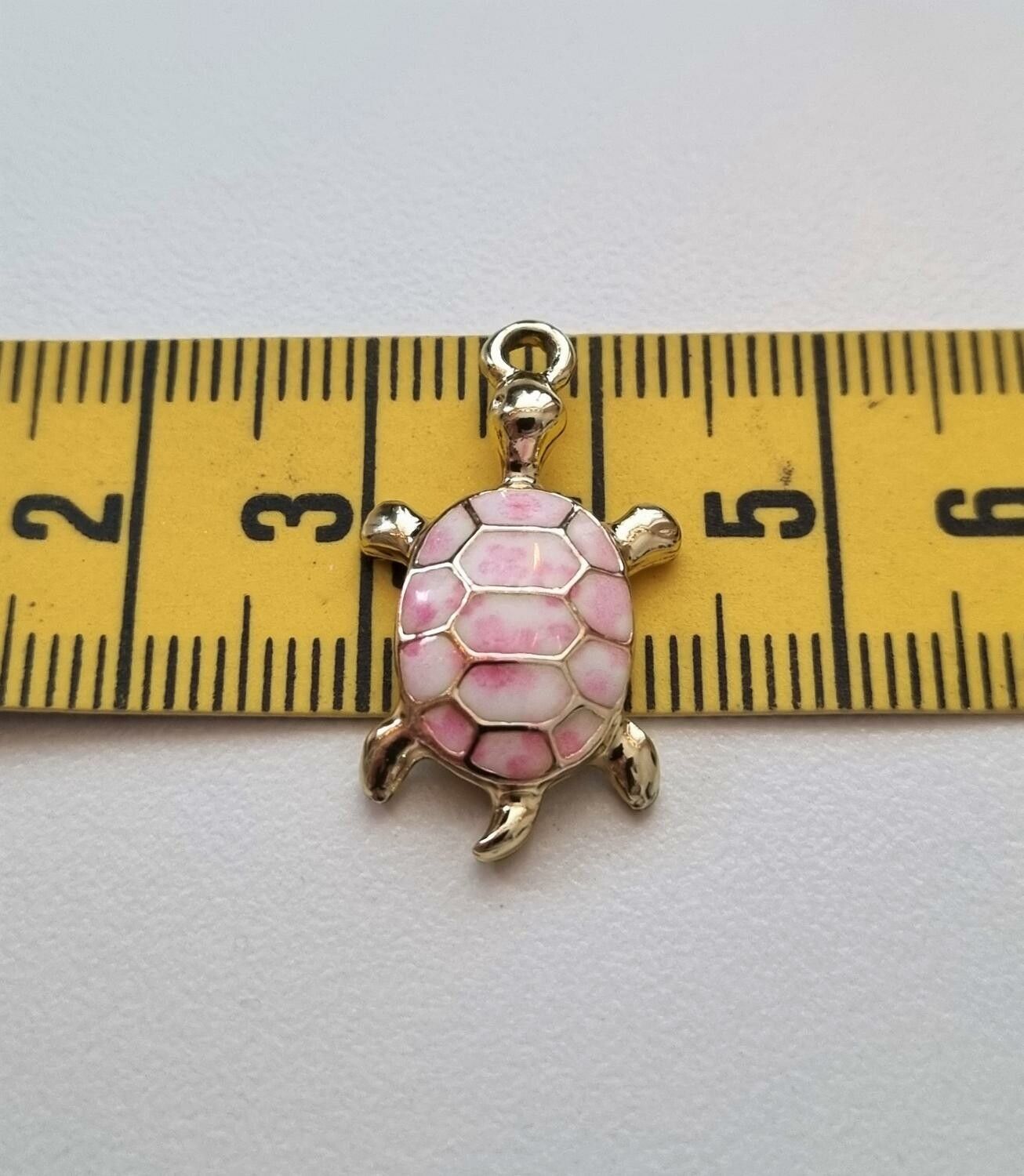 Sköldpadda hänge berlock (1 st, rosa)