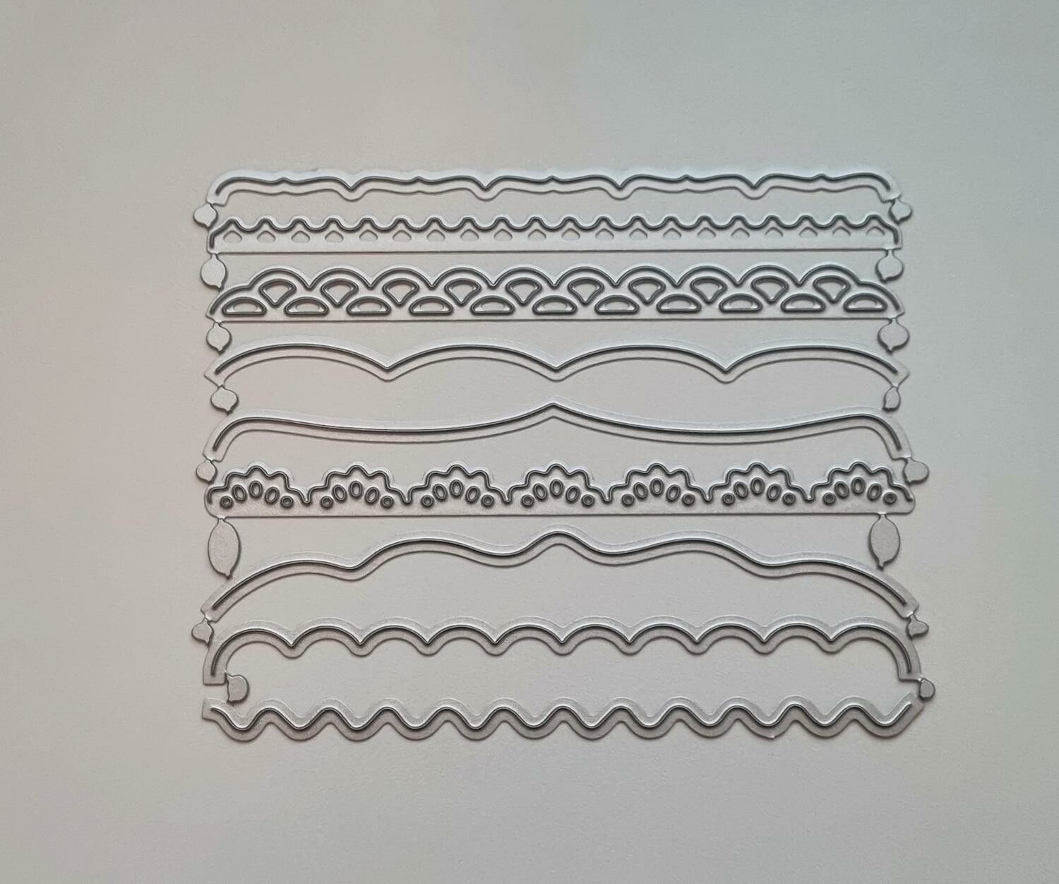9 st dies, cutting dies för scrapbooking