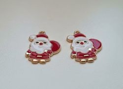 2 st tomtar. Hängen / berlocker / charms till jul